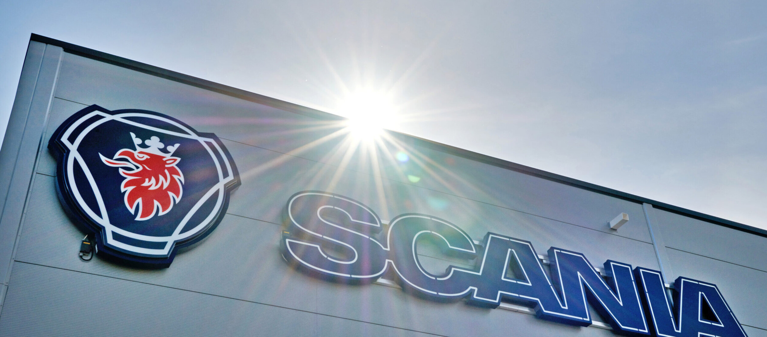 Scania fasad logotyp